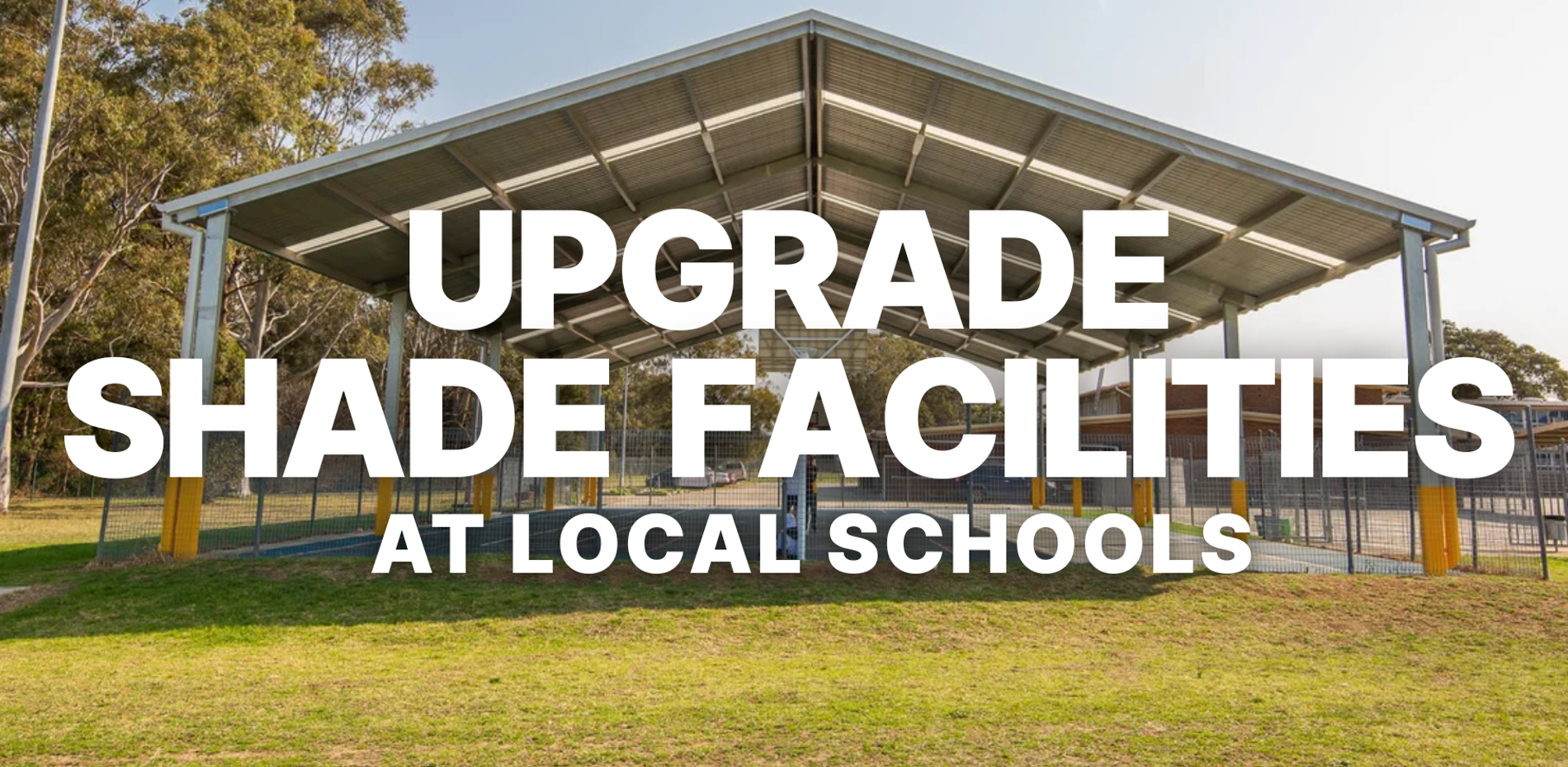 Local School Shade Facility Upgrade Main Image